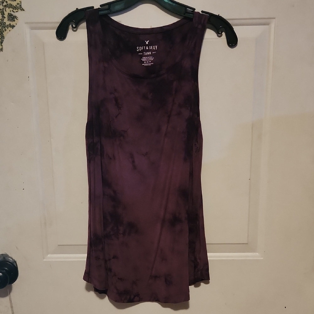 American Eagle Outfitters Dark Purple Tank Top